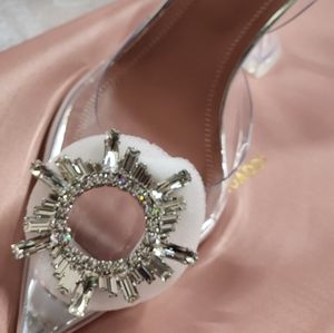 Amina Muaddi Begum 90 Glass Slingback